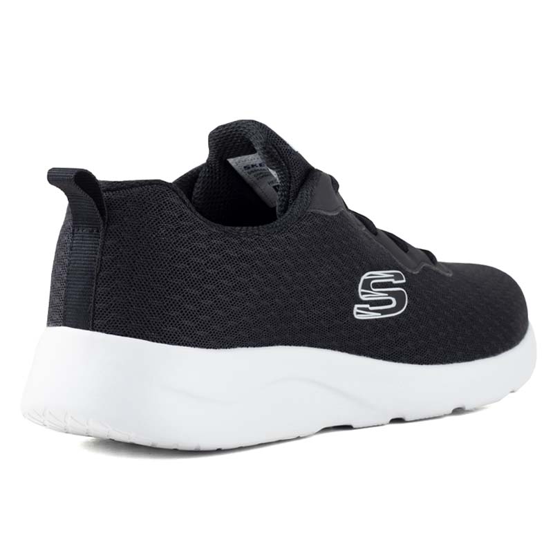 TENIS RUNNING SPORT SKECHERS 894046 NEGRO GRIS MEMORY FOAM