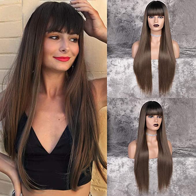 Peluca Lace Front Fleco Natural De Excelente Calidad Shop Top