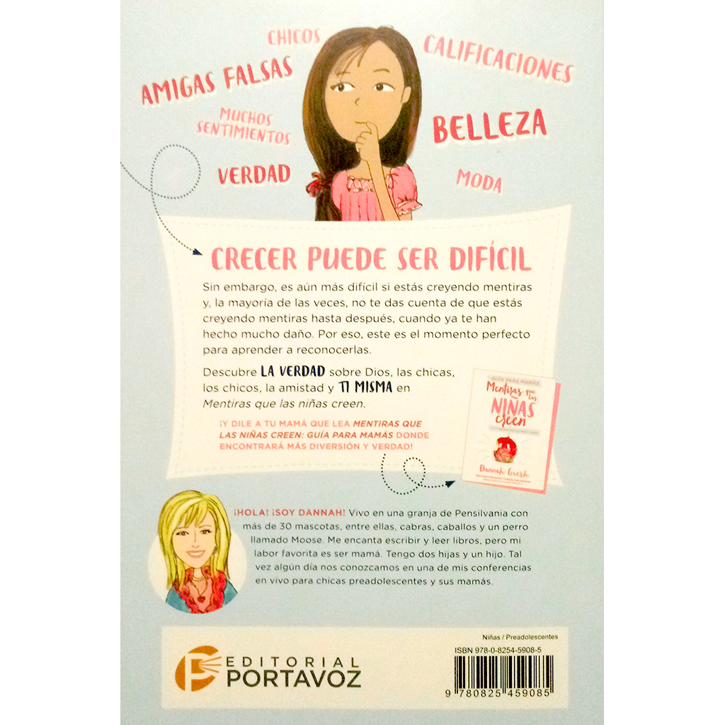 Libro Mentiras Que Las Niñas Creen - Dannah Gresh
