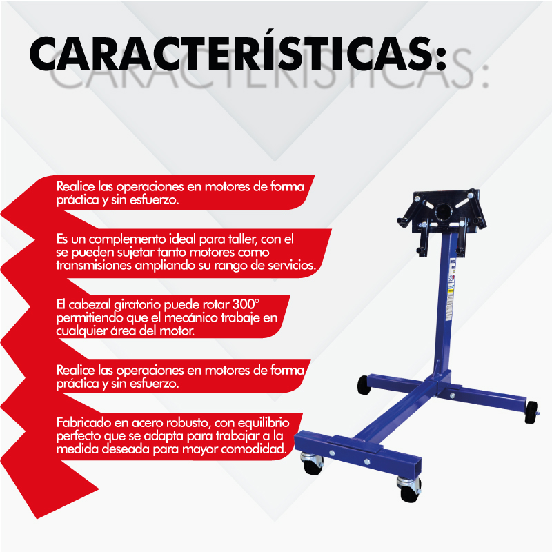 Soporte para motores 1200 Libras.