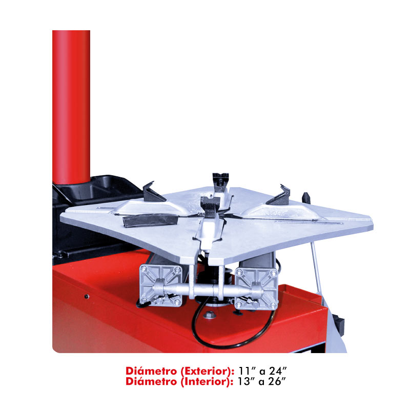Desmontadora De Llantas 11 A 24 Pulgadas Turboinflado