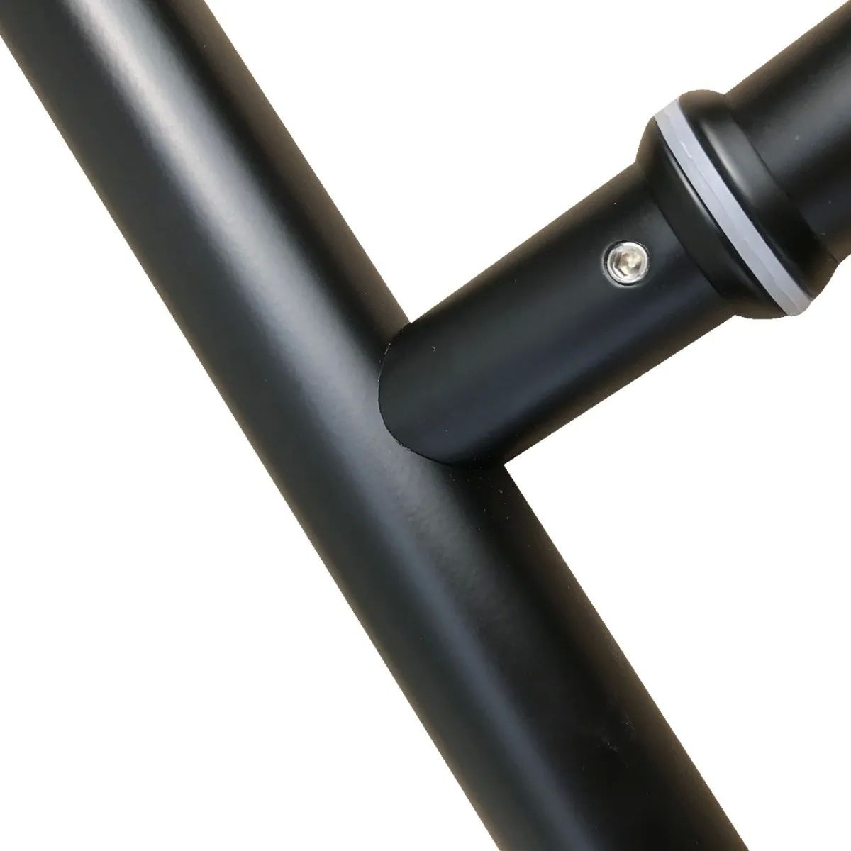 Jaladera De Acero Inoxidable Tipo H 50cm Para Puerta De Cristal, Madera O Herrería Negro