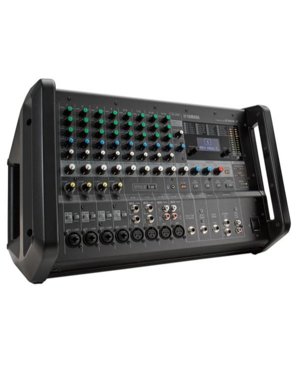 Yamaha Emx7 Mezcladora Con Poder Integrado 12ch 600w X 2