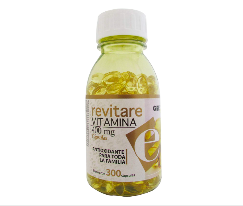 Revitare E - Vitamina E Con 300 Cápsulas, 400 mg para 300 días