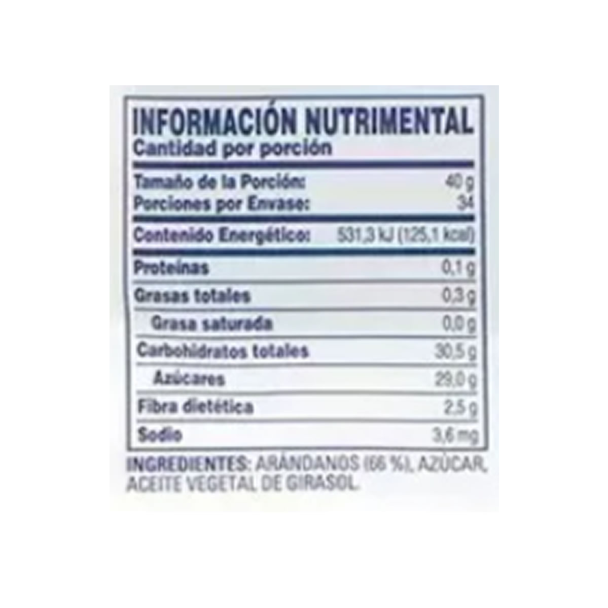 Ocean Spray Arándanos Deshidratados 1.36 kg