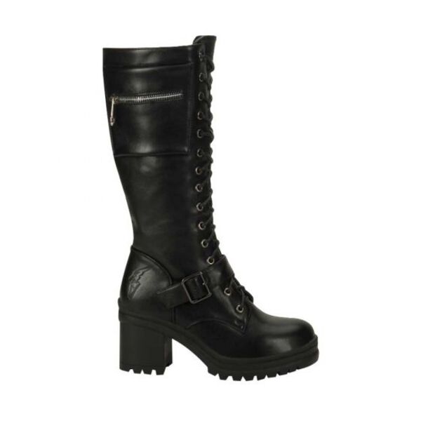 Botas para mujer, largas tipo militar, marca Goodyear, E65A 997194