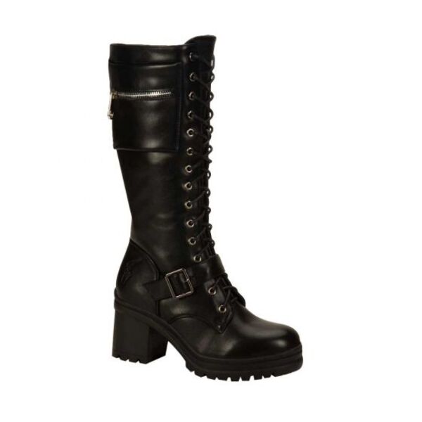Botas para mujer, largas tipo militar, marca Goodyear, E65A 997194