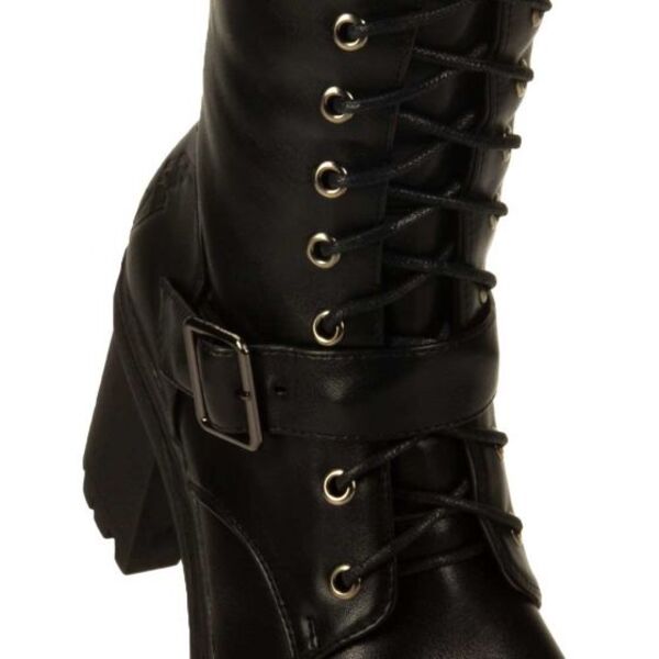 Botas para mujer, largas tipo militar, marca Goodyear, E65A 997194