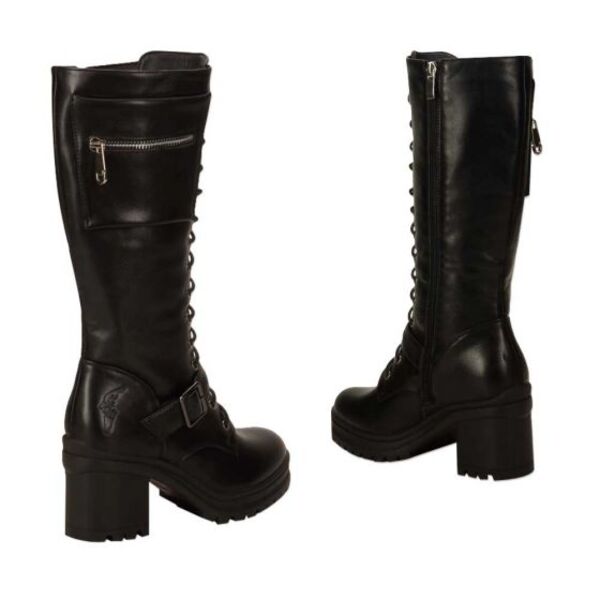Botas para mujer, largas tipo militar, marca Goodyear, E65A 997194