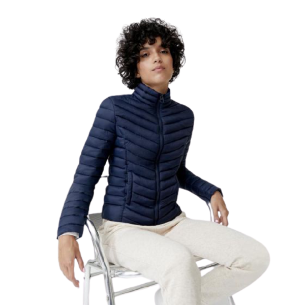 Chamarra para mujer, casual, marca Holly Land, azul, negra, verde o rosa, 997702-05