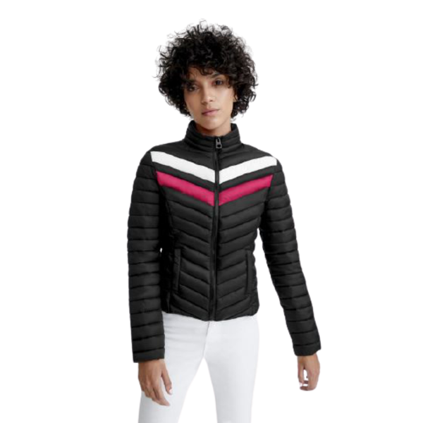 Chamarra para mujer, casual, marca Holly Land, azul, negra, verde o rosa, 997702-05