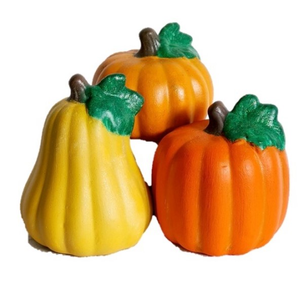 Kit de Juego de calabazas para día de muertos o halloween de 3 piezas, excelente decoración