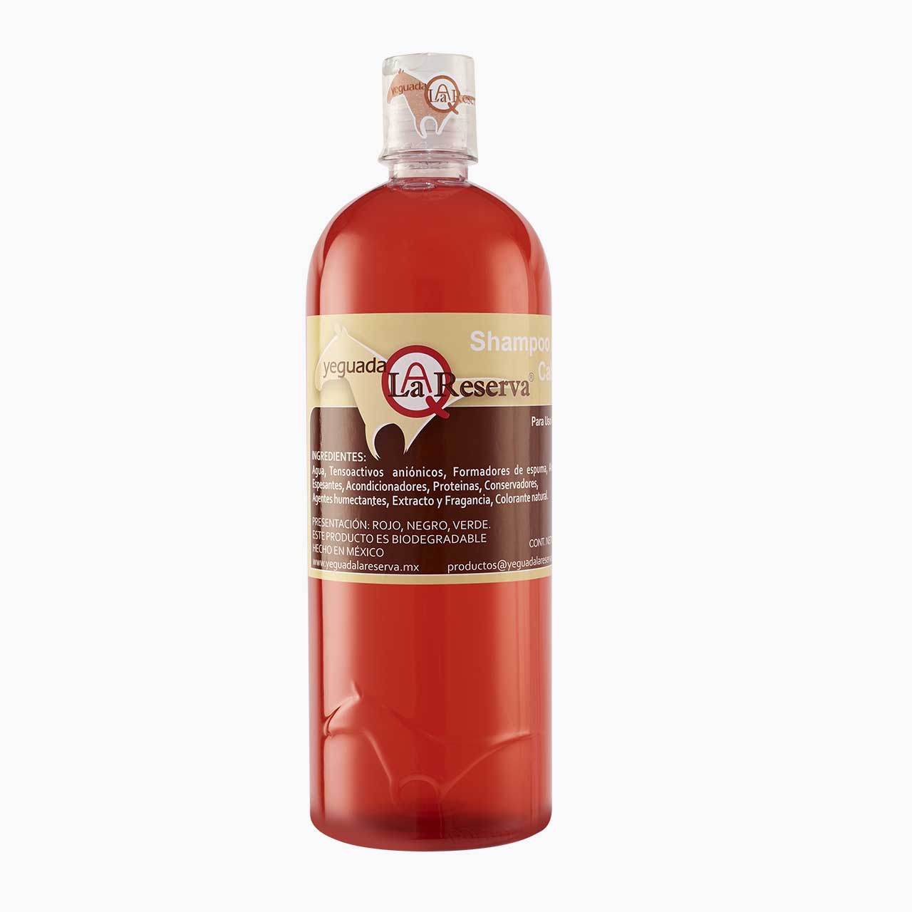 Shampoo de Caballo Yeguada La reserva Rojo 1 litro