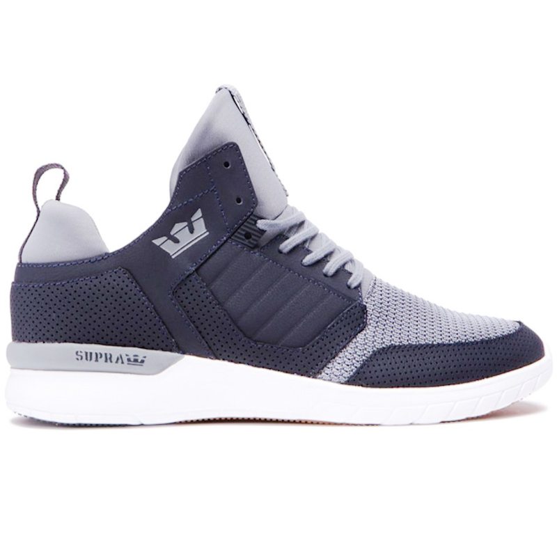 TENIS SUPRA METHOD Dark Grey-White