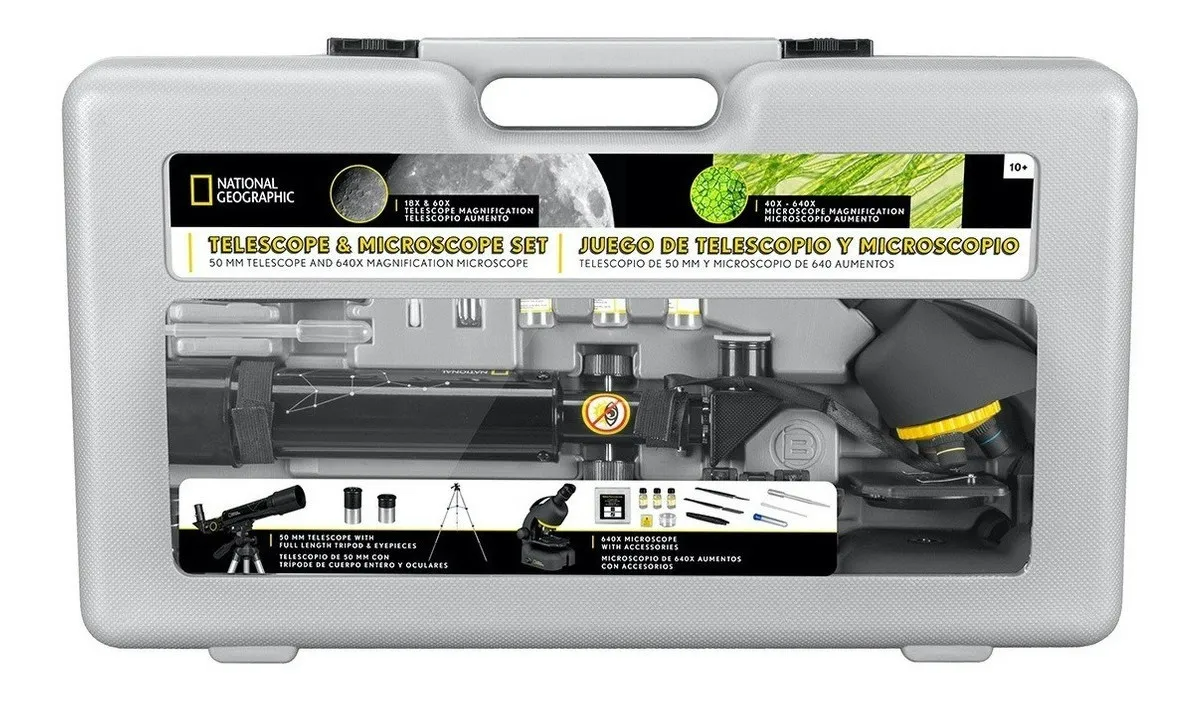 Juego De Telescopio Y Microscopio National Geographic