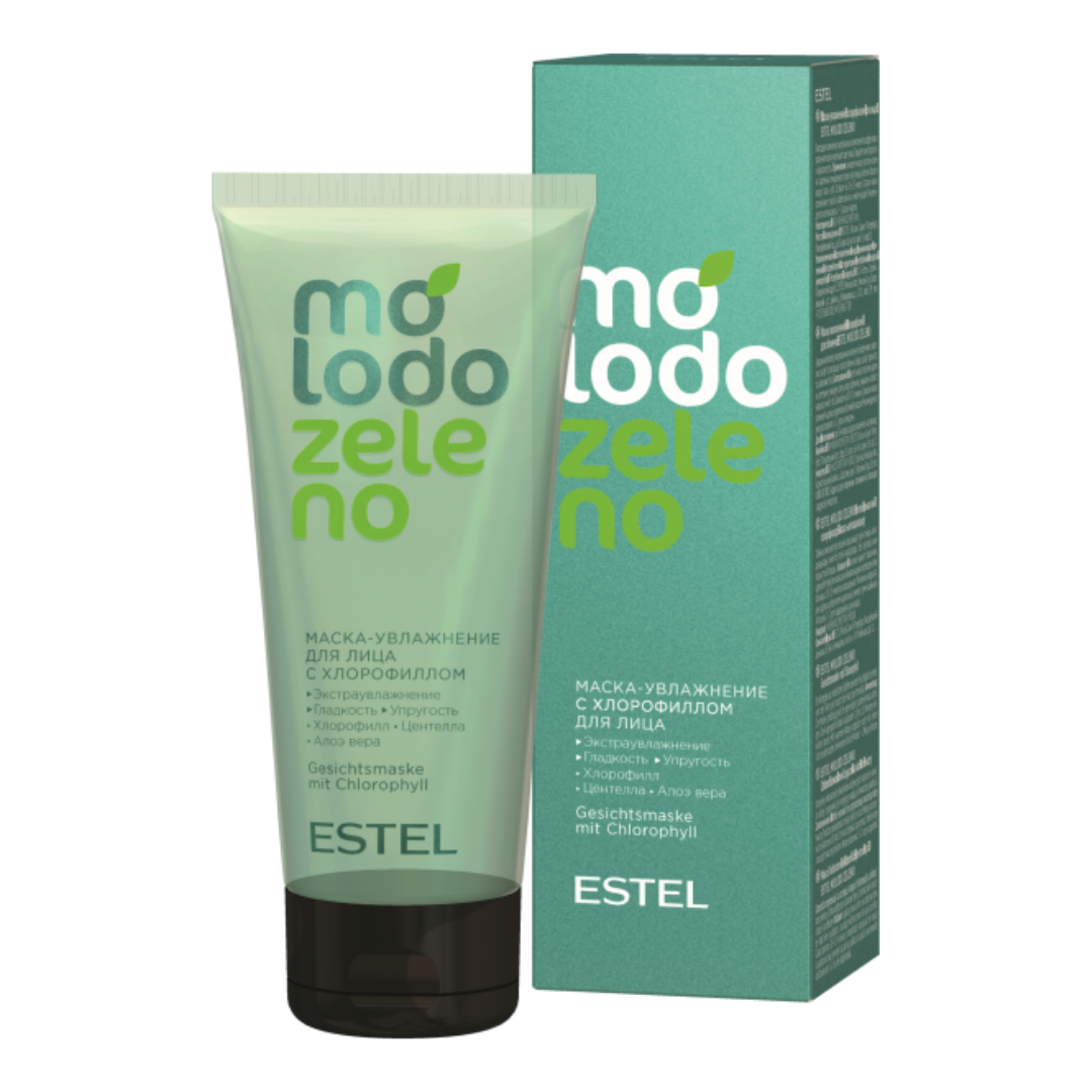 Mascarilla Para Hidratación De La Cara Con Clorofila Estel Modolo Zeleno 