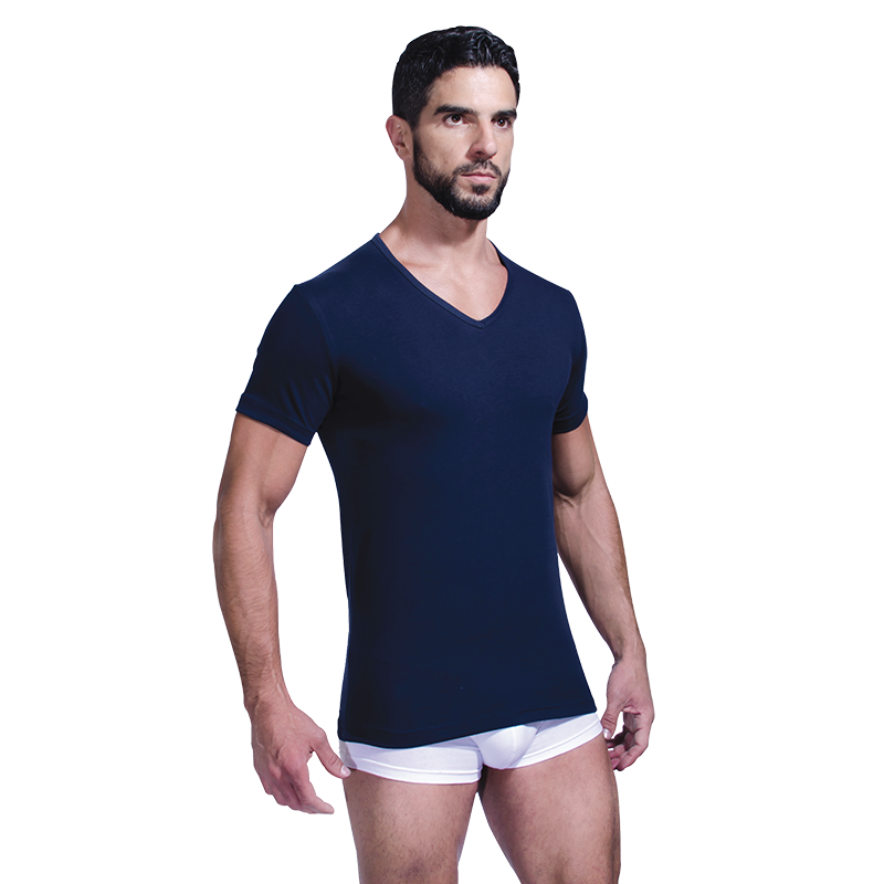 Playera Playboy Cuello V Ajustable Para Hombre Pack 3