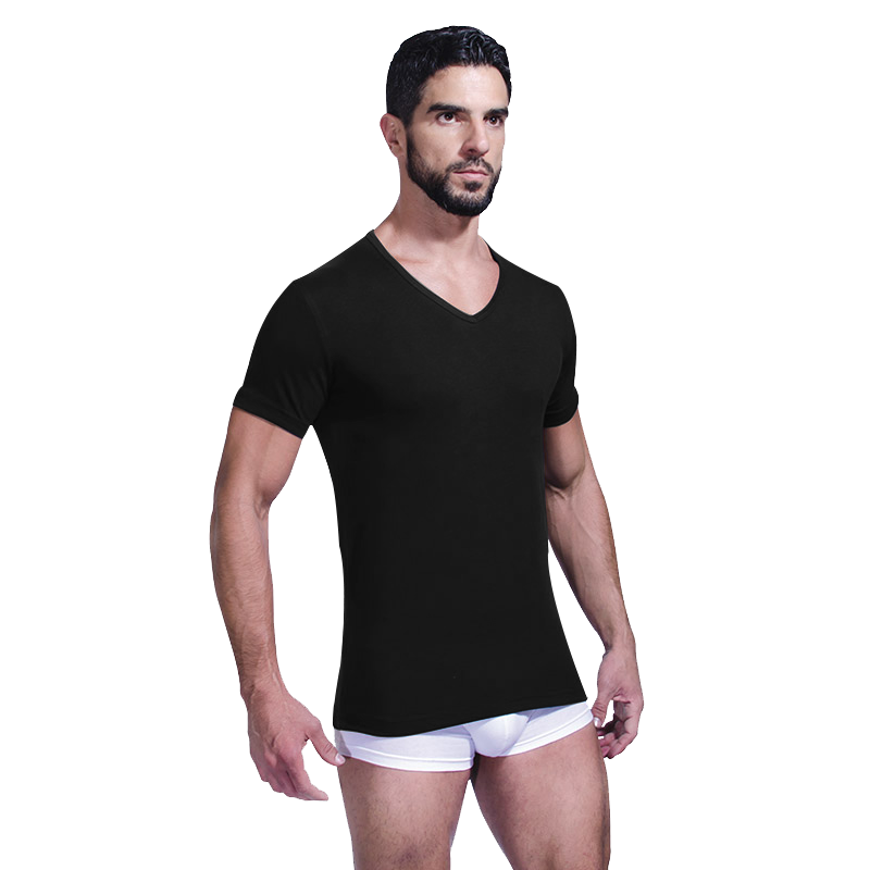 Playera Playboy Cuello V Ajustable Para Hombre Pack 3