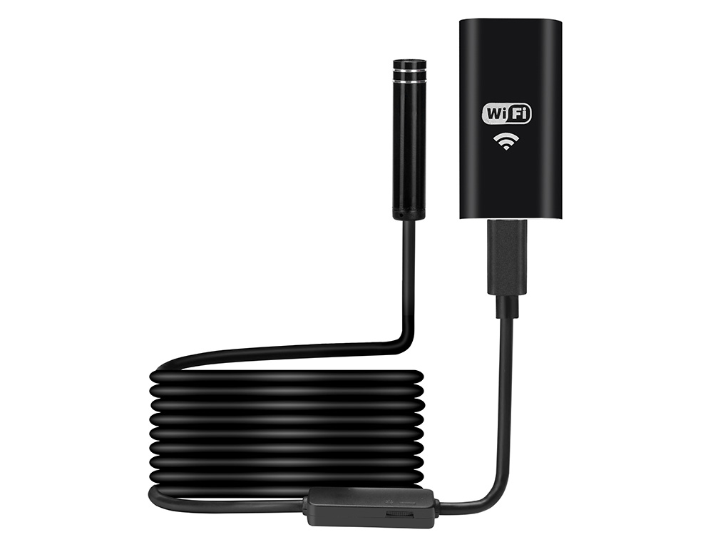 Camara Endoscopio Wifi de 8mm para iOs y Android Compatible Con Celulares Tablet y Laptop
