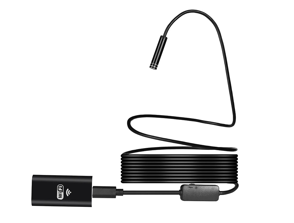 Camara Endoscopio Wifi de 8mm para iOs y Android Compatible Con Celulares Tablet y Laptop
