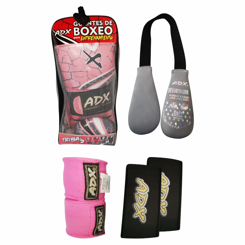 Guantes de Entrenamiento Femenil para Box Mod Tribal PU + Complementos