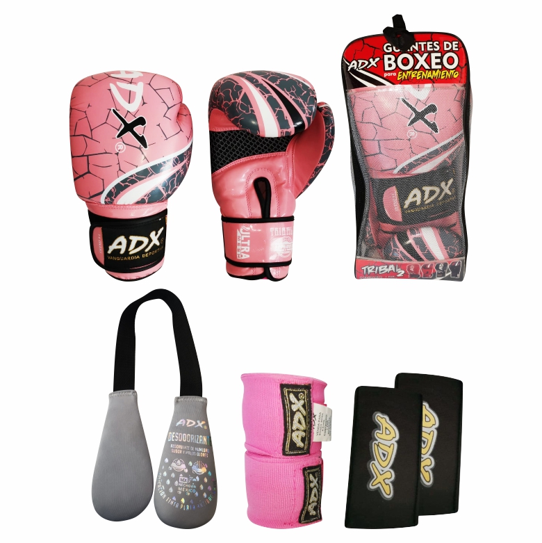 Guantes de Entrenamiento Femenil para Box Mod Tribal PU + Complementos