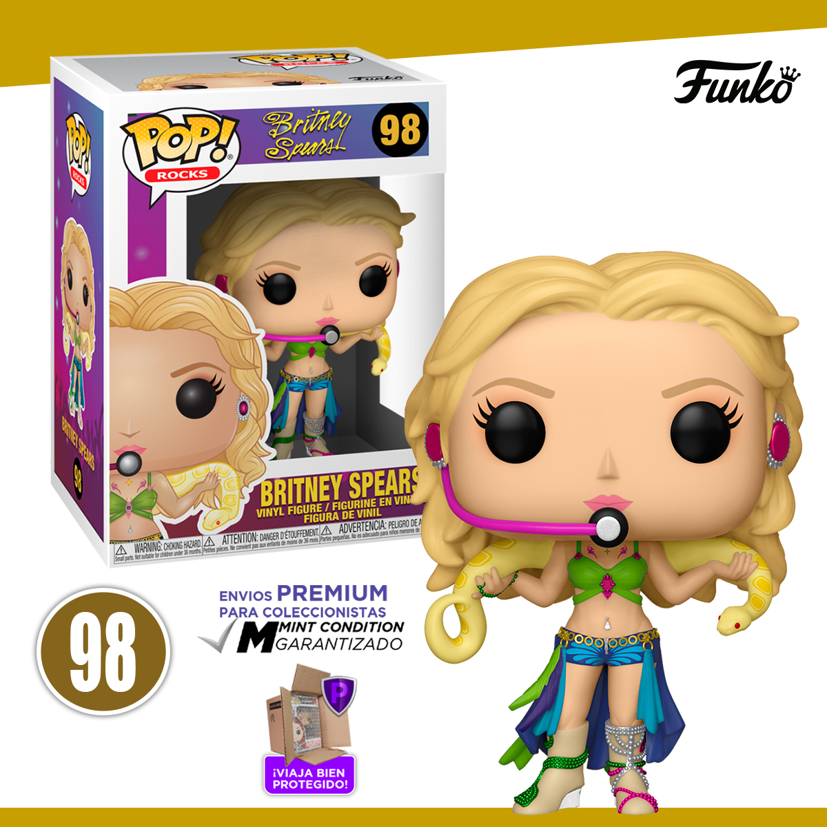 Funko Pop Rocks  Britney Spears Original