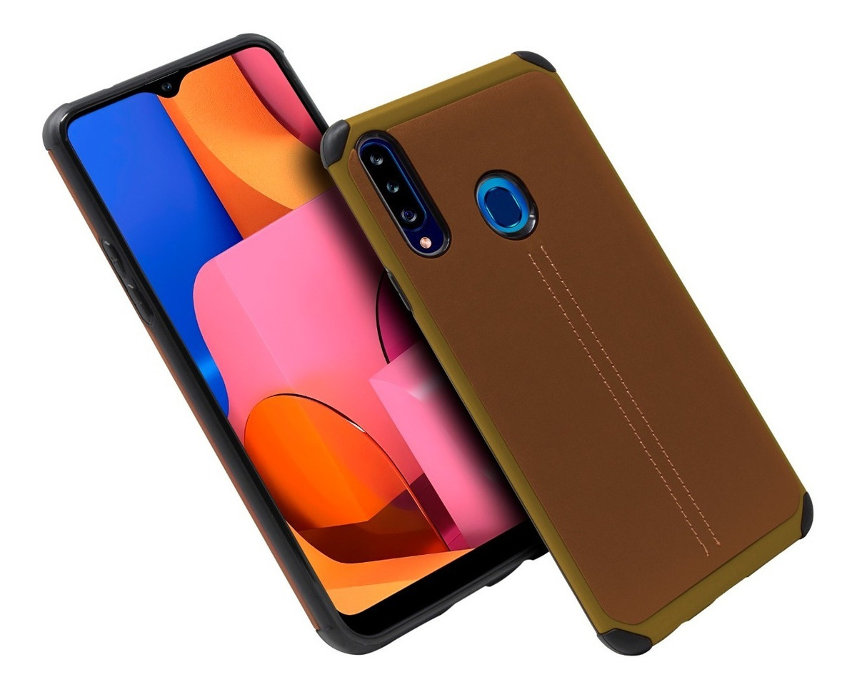 Funda TPU Tipo Piel Para Samsung Galaxy A20s Sm-a207 State22