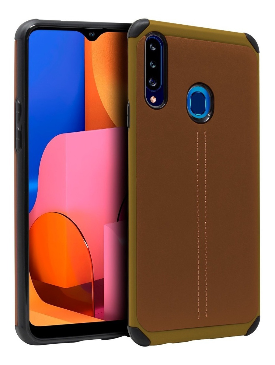 Funda TPU Tipo Piel Para Samsung Galaxy A20s Sm-a207 State22