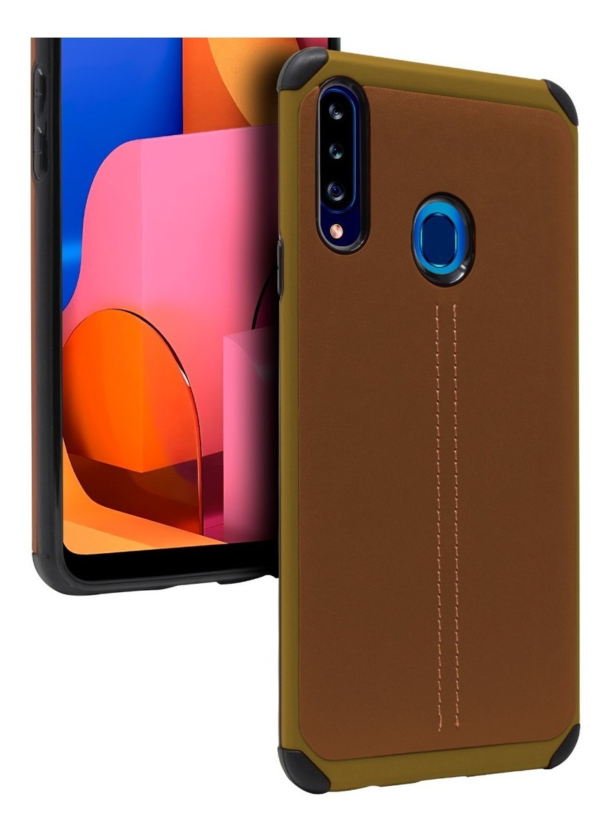 Funda TPU Tipo Piel Para Samsung Galaxy A20s Sm-a207 State22