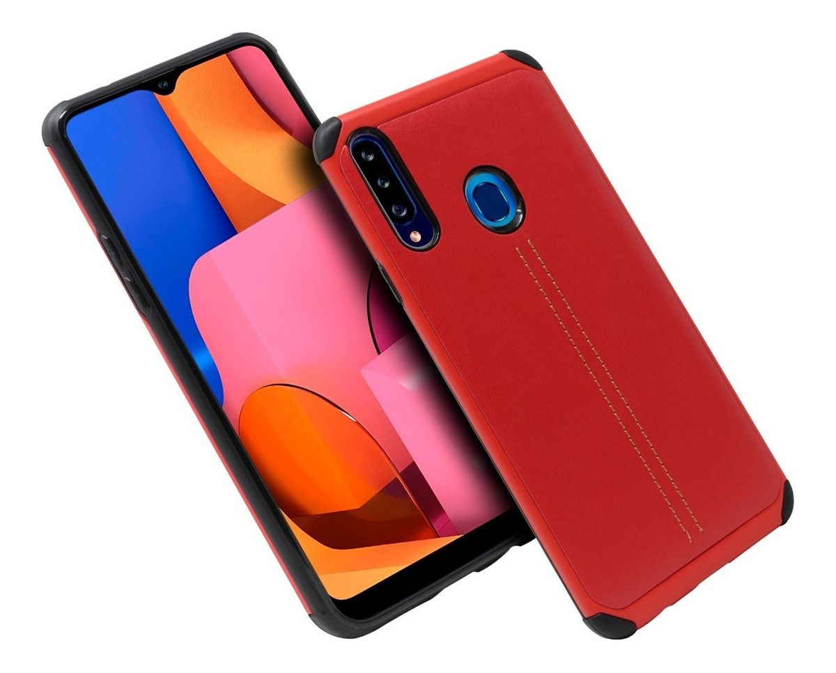 Funda TPU Tipo Piel Para Samsung Galaxy A20s Sm-a207 State22