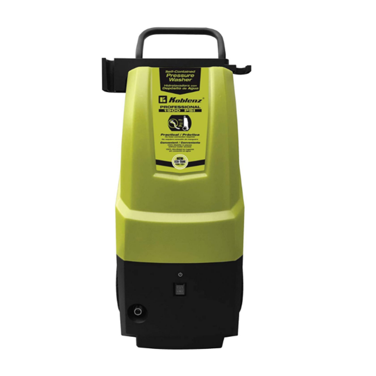 Hidrolavadora con Depósito de Agua Koblenz HLT-370 1900 PSI - Verde