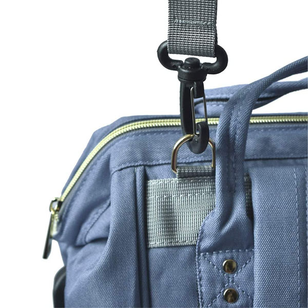 Pañalera LeQueen, Impermeable, Moderna, Gran Capacidad, 12 Compartimientos 