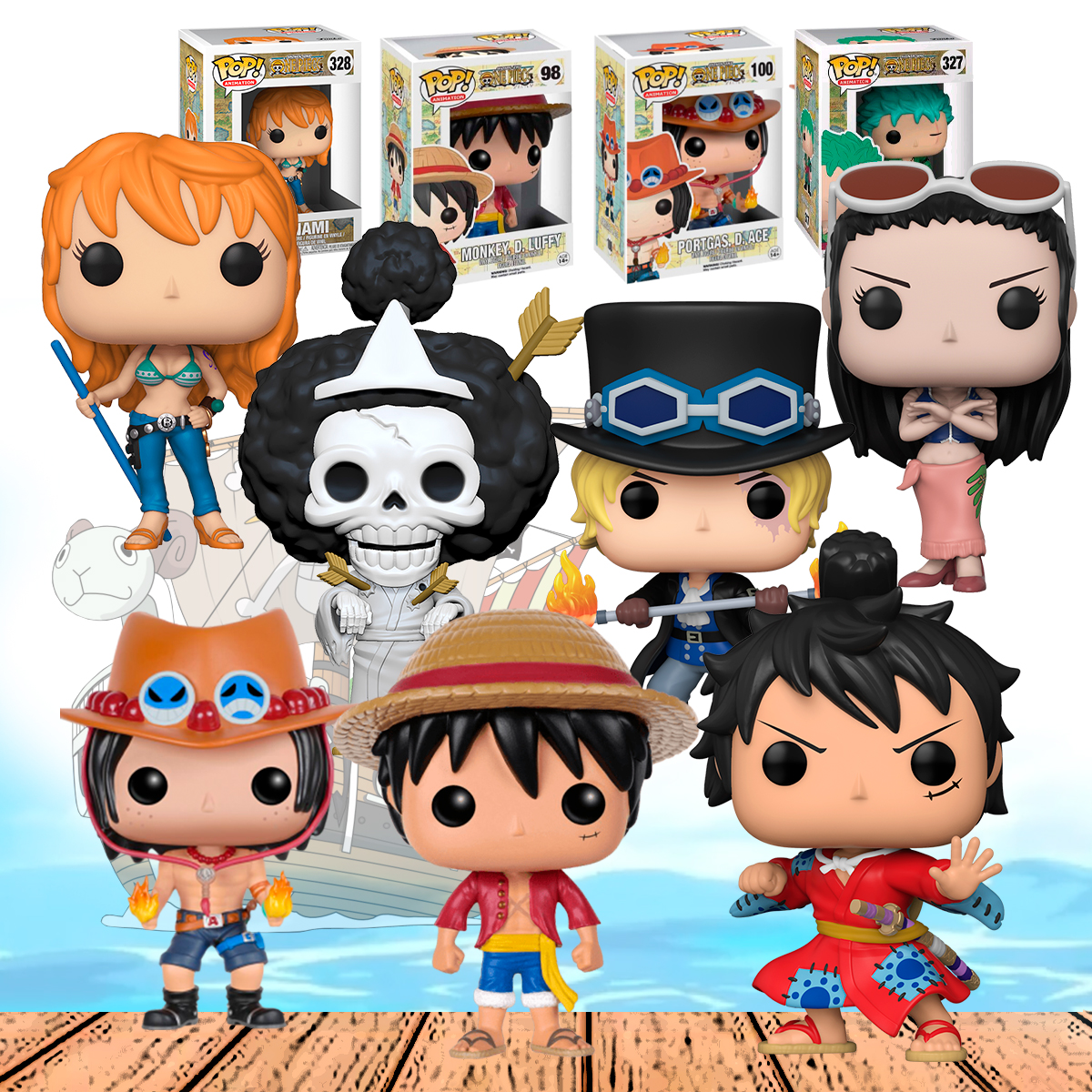 Funko Pop One Piece Coleccion Personajes Piratas Anime