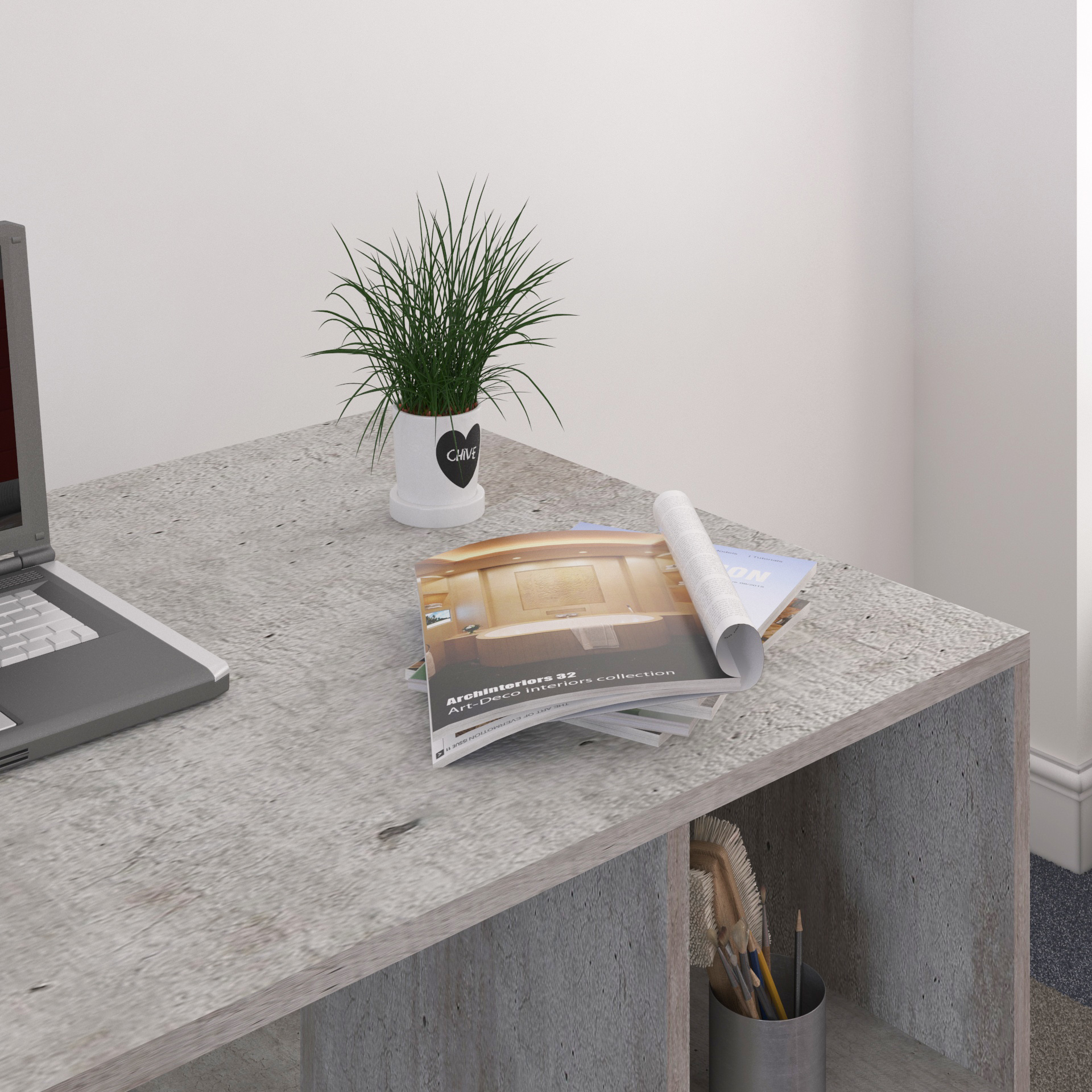 Escritorio Concreto Finish