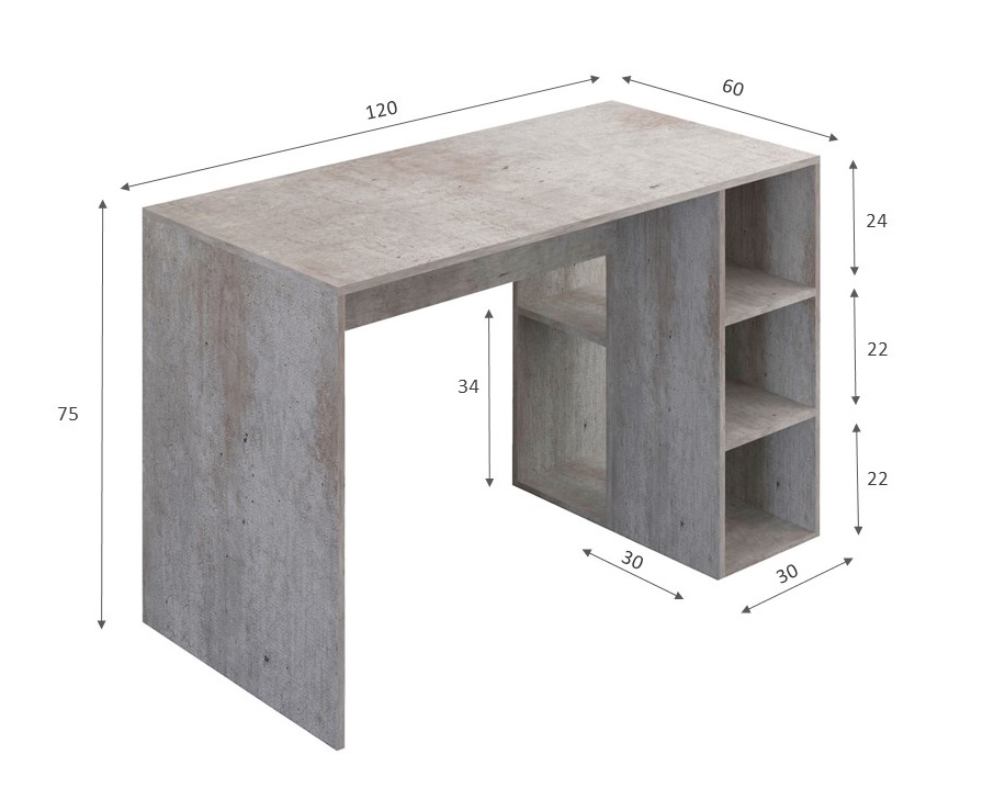 Escritorio Concreto Finish