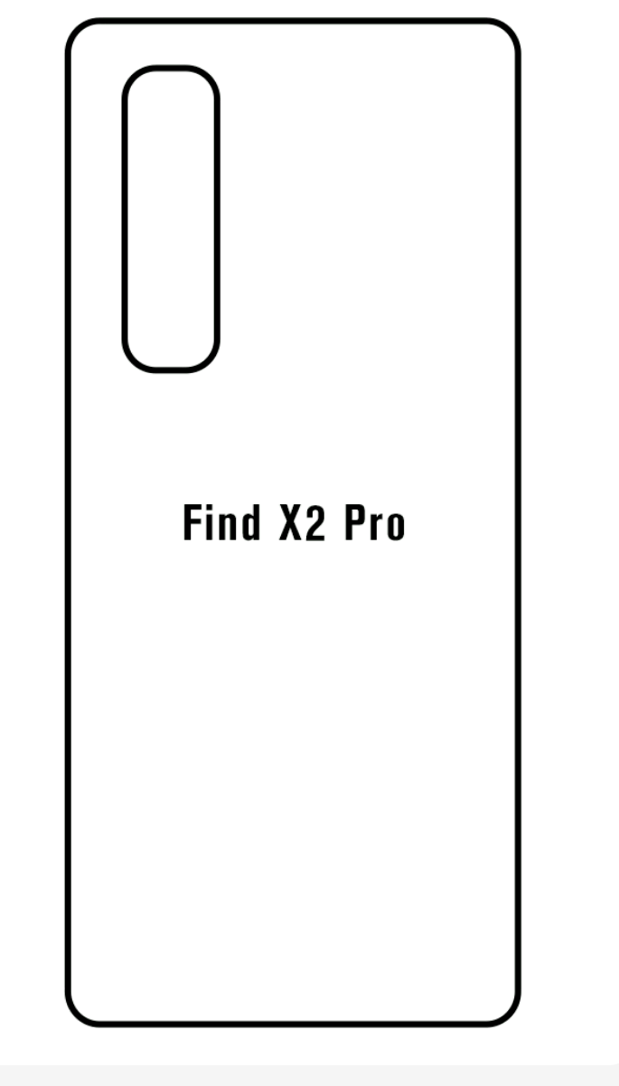 Jeco 99F Kit de Mica Hidrogel AZUL Frontal+Trasera Oppo Find X2 Pro