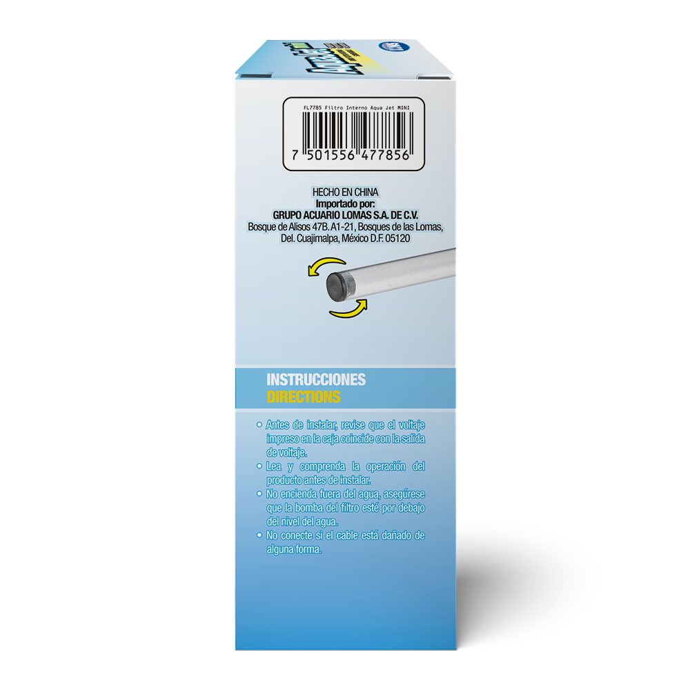 Filtro Interno Aquajet Mini 25 L