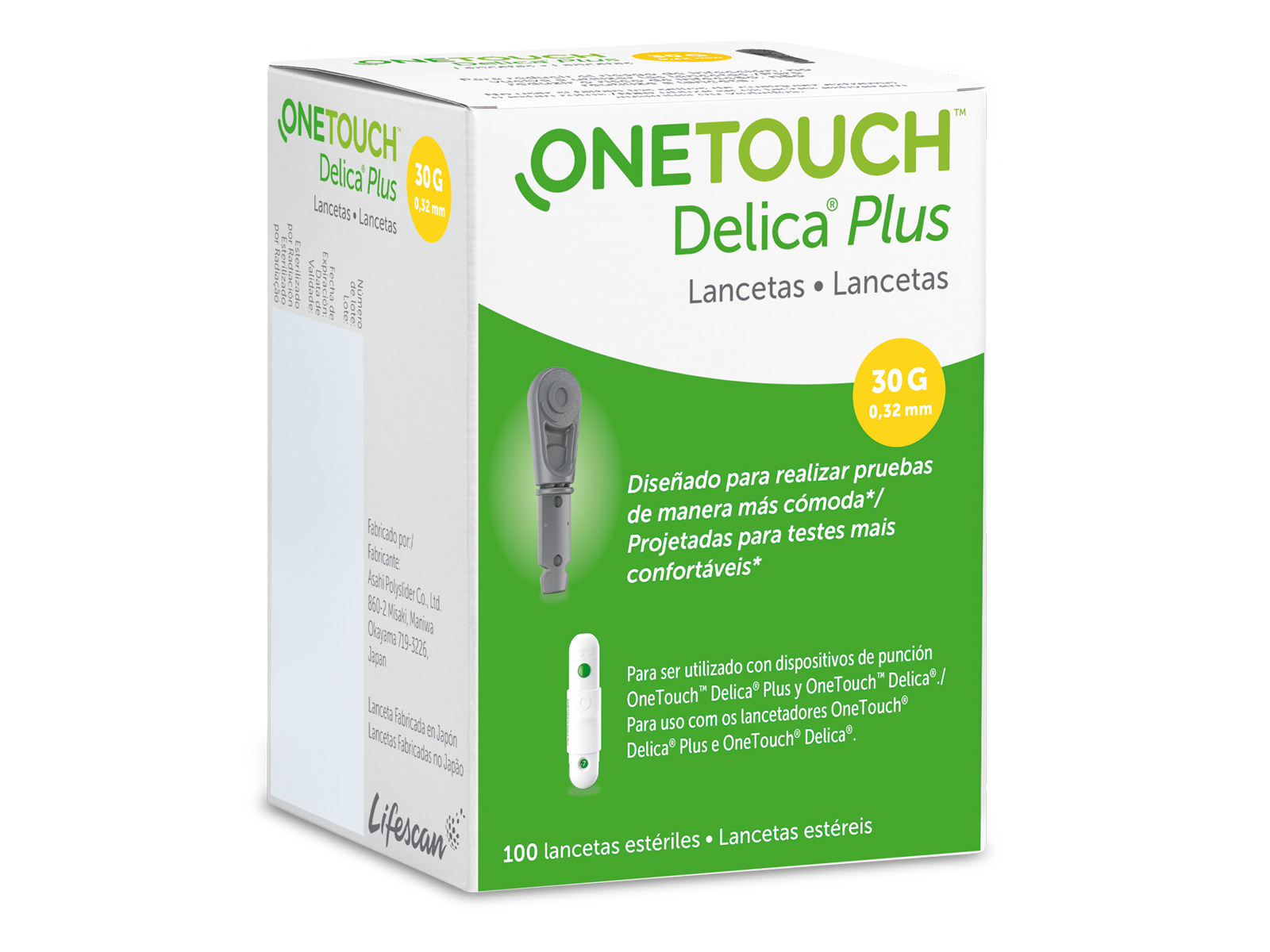 ONETOUCH LANCETAS DELICA PLUS CAJA CON 100 LANCETAS