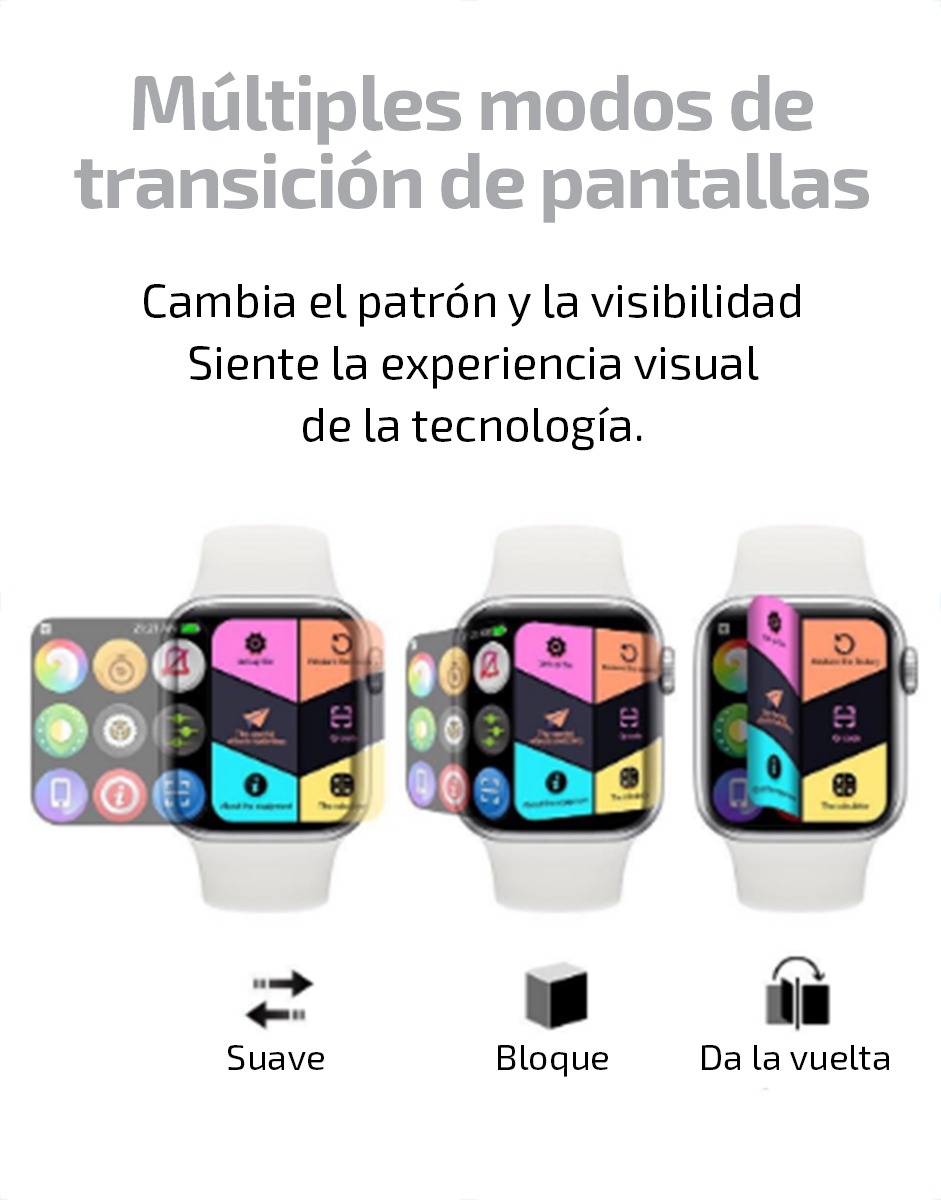 Reloj Inteligente Serie 6 el único con juegos integrados, mide la presión arterial, temperatura, oxigenación de la sangre, compatible con iPhone y Android.