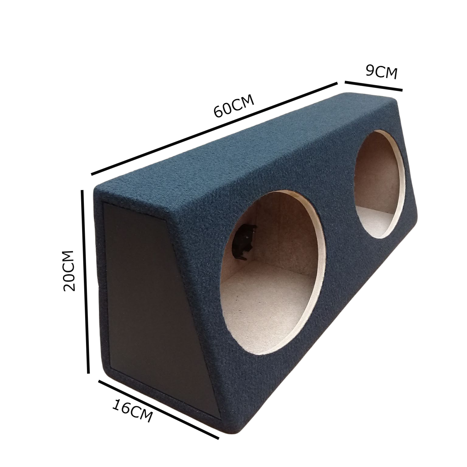 Cajon Para 2 Bocinas De 6x9 Altura De Montaje De 9cm