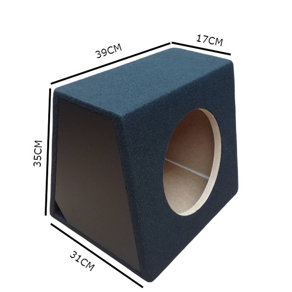 Cajon Para Un Woofer De 10 Porteado Tipo Piramide (mdf) 15mm