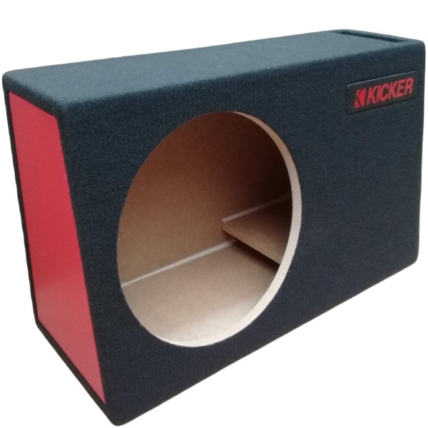 cajon para un woofer de 12"  porteado para pickup con logo
