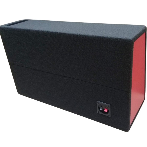 cajon para un woofer de 12" porteado  para pickup  con logo