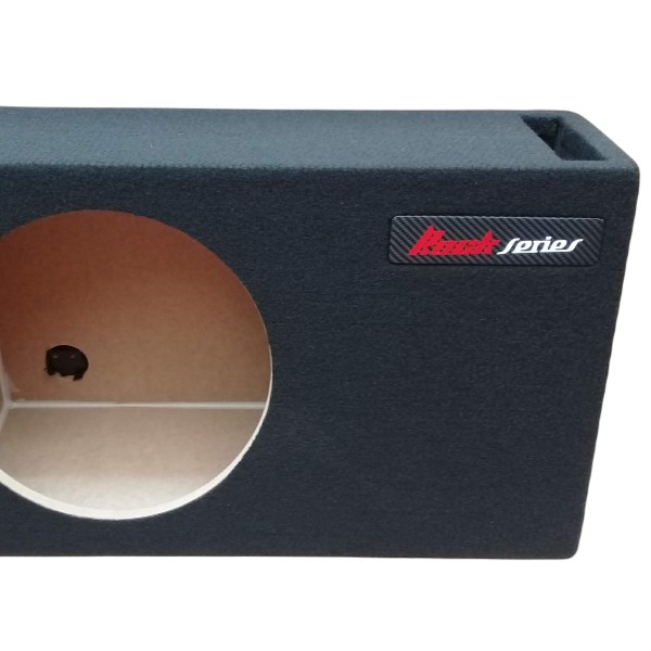 cajon para un woofer de 12" porteado  para pickup  con logo