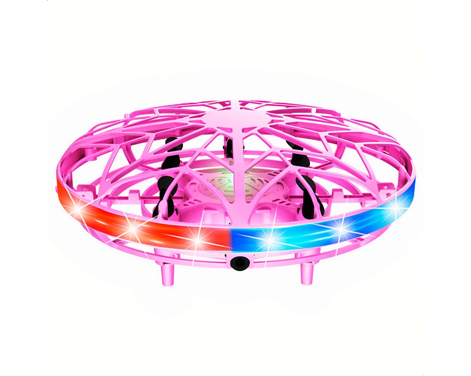 Mini Drone de Juguete BINDEN UFO Detección de Palma y LED Rosa