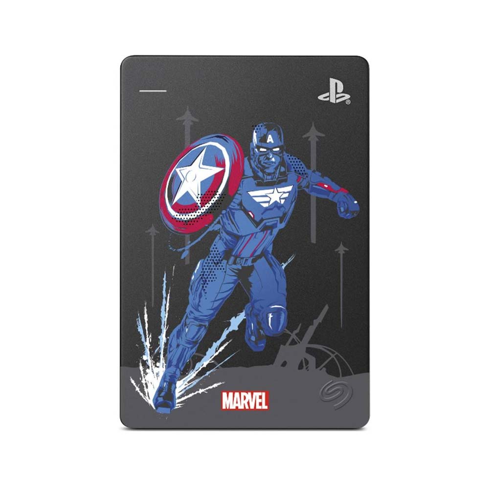Disco Duro Externo Seagate 2TB Capitán America Edición Especial para PS4