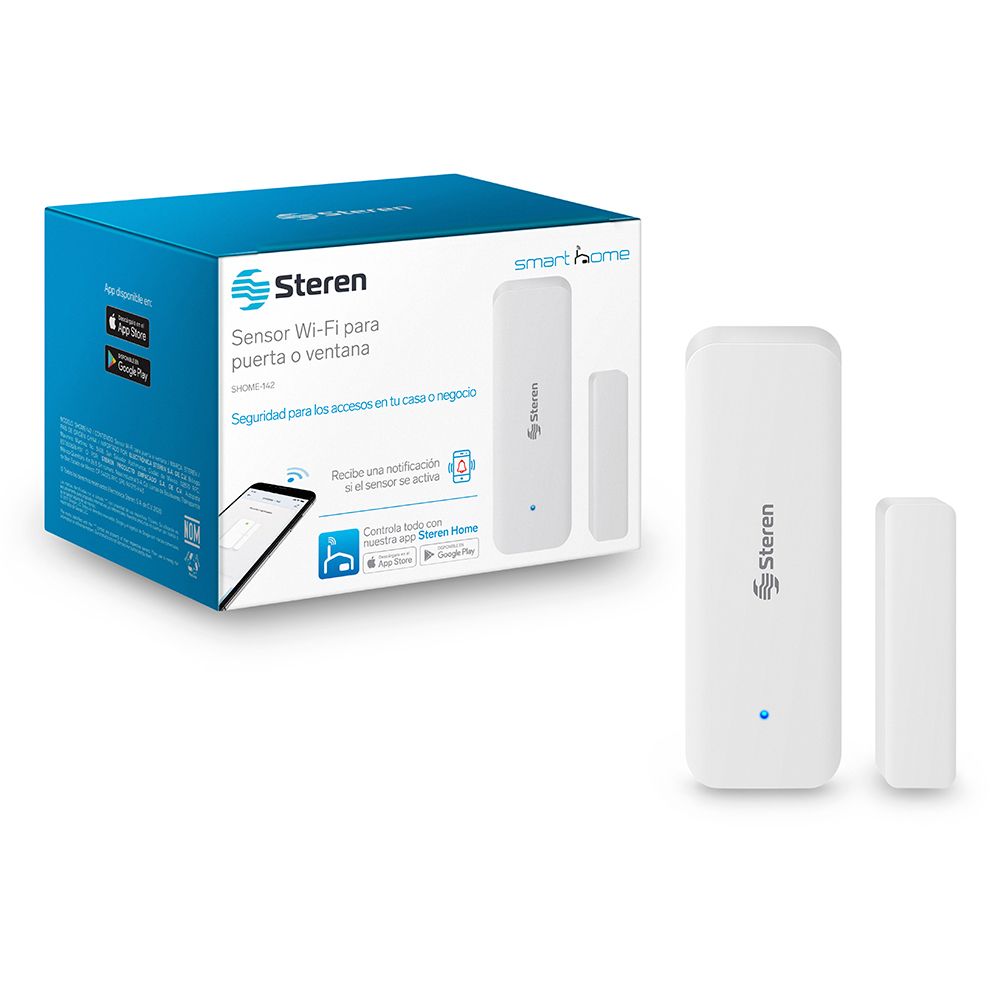 Sensor Detector WiFi puertas y ventanas STEREN SHOME-142 SMART