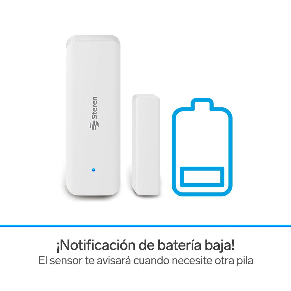Sensor Detector WiFi puertas y ventanas STEREN SHOME-142 SMART