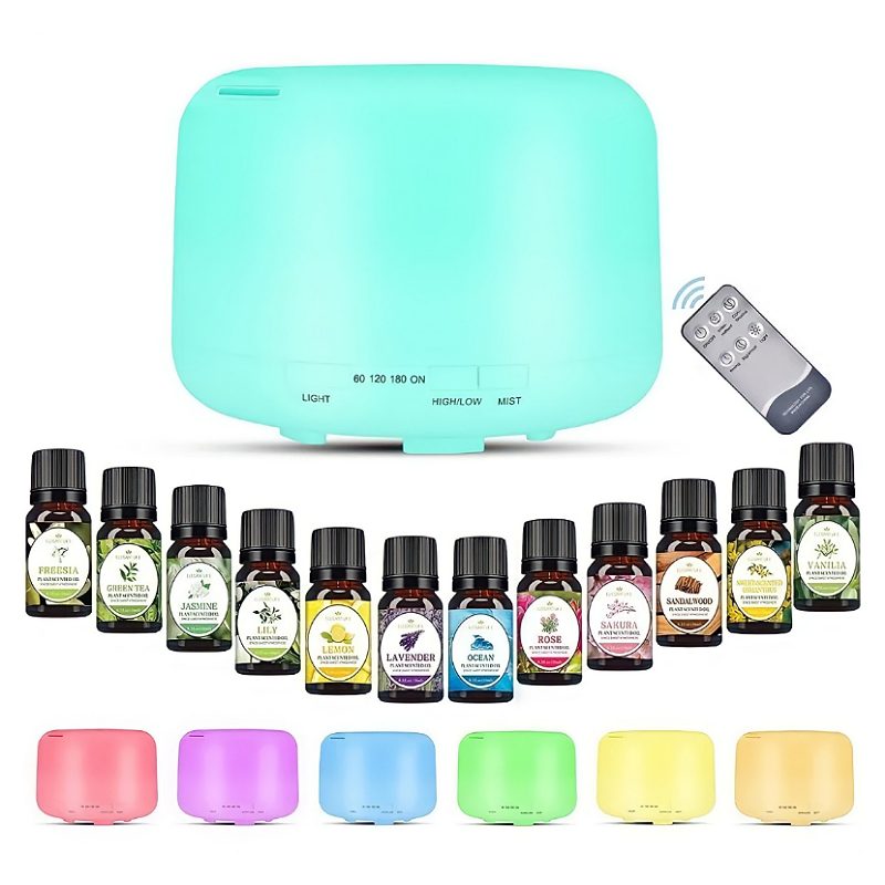 Difusor Humificador Aroma Aromaterapia Aceites Esenciales